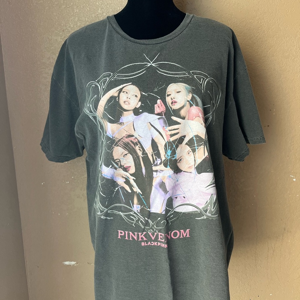 Black Pink Venom K Pop Woman’s T-shirt Official Merch Size L